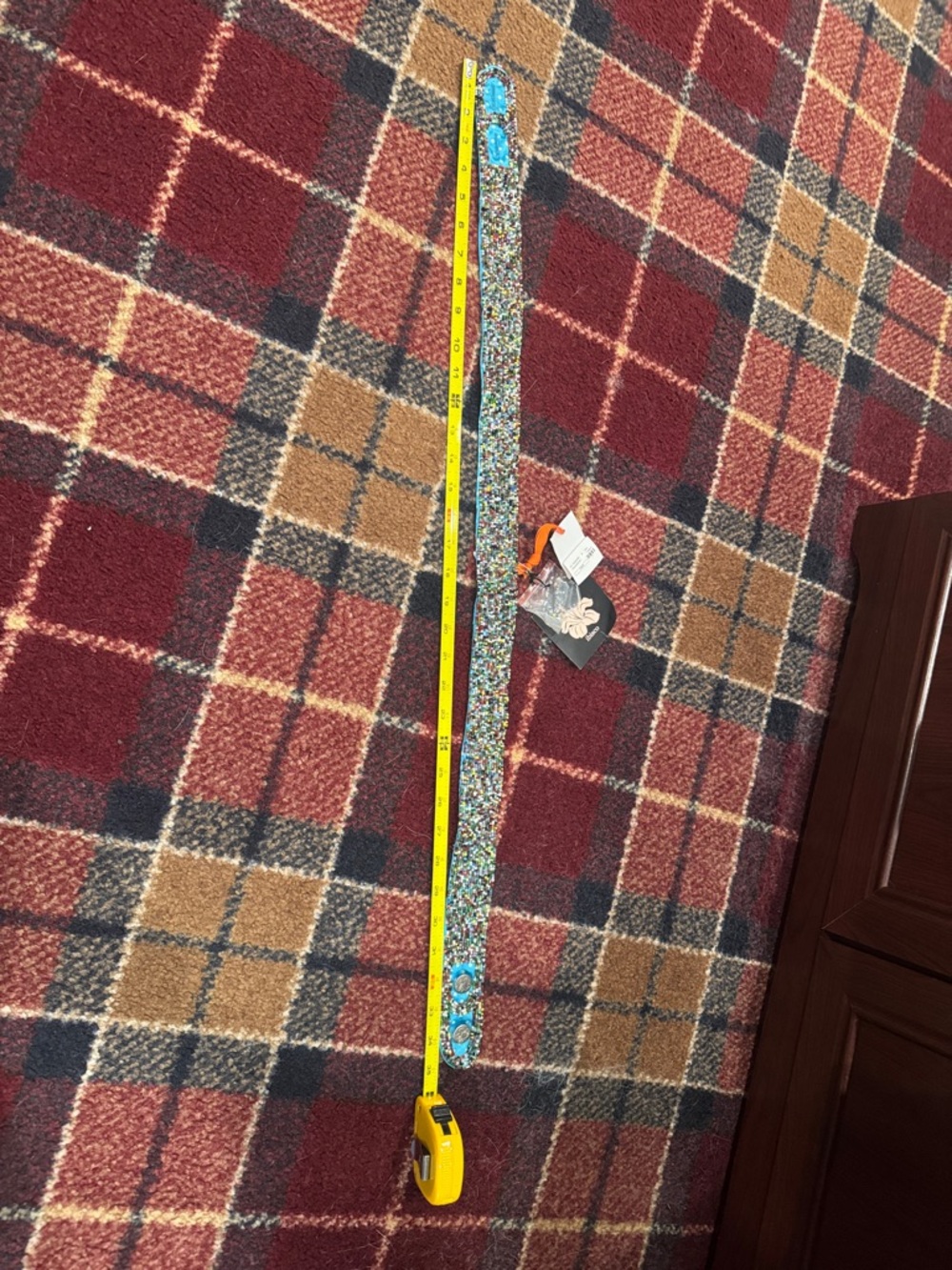 Turquoise Multicolor Beaded Belt. Size small petite never worn - Picture 1 of 8